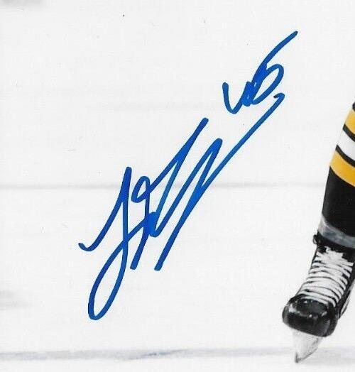 Autographed Boston Bruins Joona Koppanen 8x10 Photo #2 Original