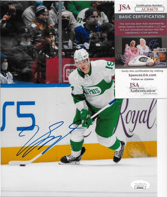 Auto. Toronto Maple Leafs Jason Spezza 8x10 Photo #3 Original JSA Authentication