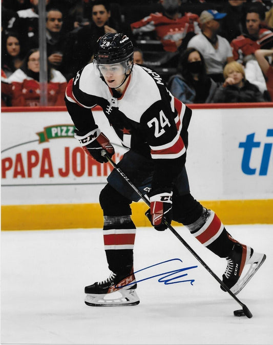 Autographed Washington Capitals Connor McMichael 8x10 Photo #7 Original