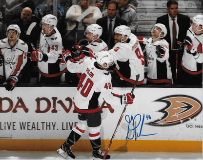 Autographed Washington Capitals Garrett Pilon 8x10 Photo #2 Original