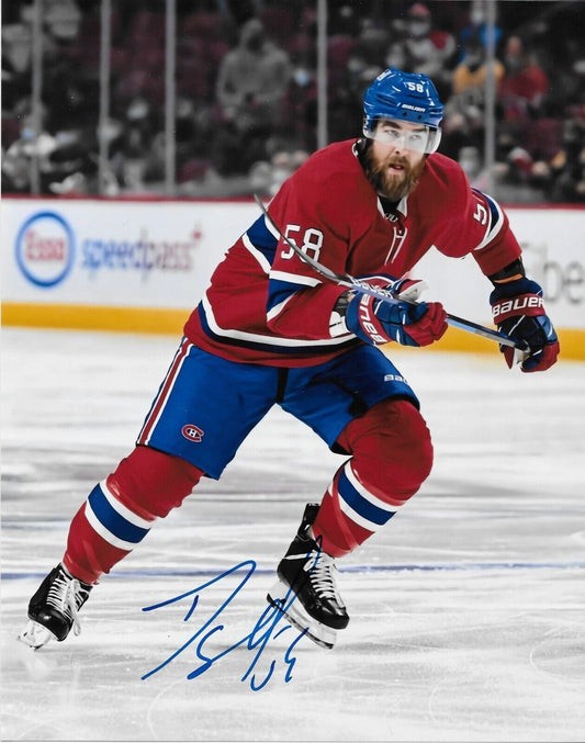 Autographed Montreal Canadiens David Savard 8x10 Photo #6 Original