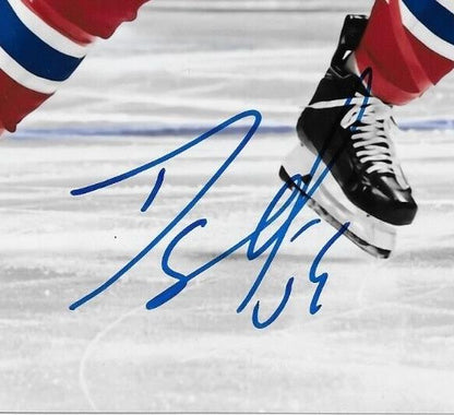 Photo 8x10 autographiée par David Savard des Canadiens de Montréal #6 Original