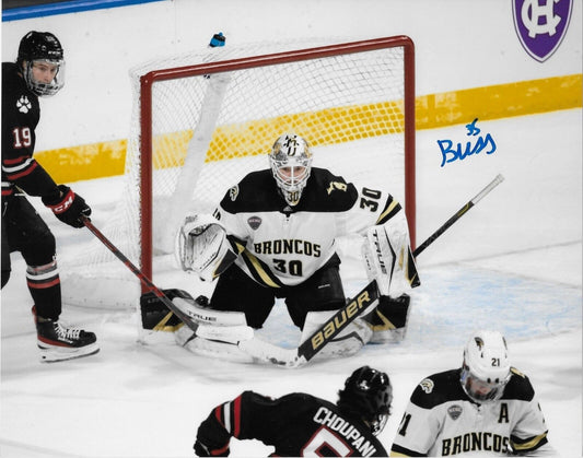 Autographed Boston Bruins Brandon Bussi Western Michigan University 8x10 Photo