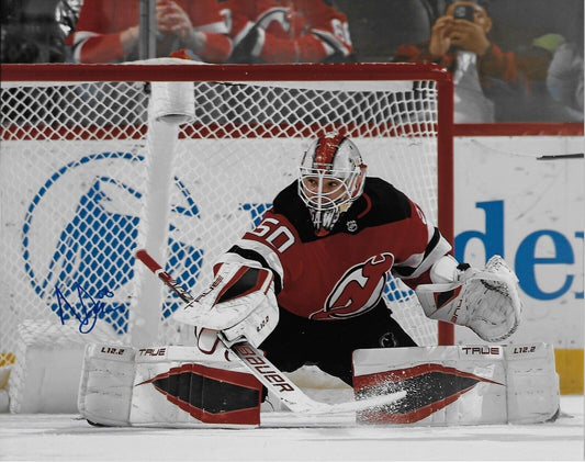 Autographed New Jersey Devils Nico Daws 8x10 Photo #4 Original