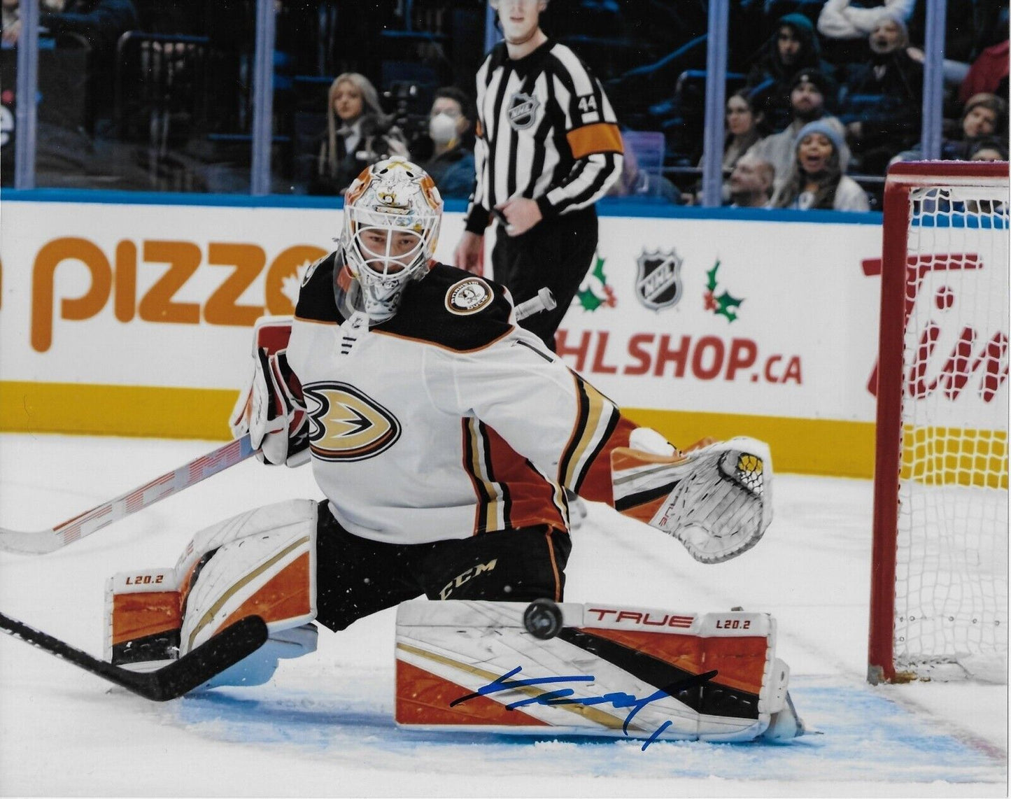 Autographed Anaheim Ducks Lukas Dostal 8x10 Photo #4 Original