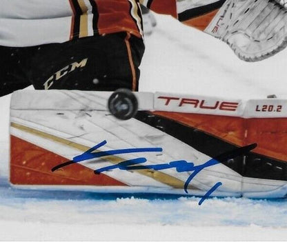 Autographed Anaheim Ducks Lukas Dostal 8x10 Photo #4 Original