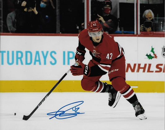 Autographed Carolina Hurricanes Maxime Lajoie 8x10 Photo Original