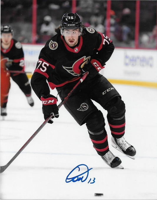 Autographed Ottawa Senators Egor Sokolov 8x10 Photo Original