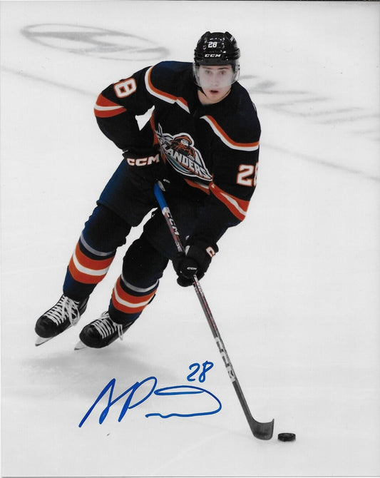 Autographed New York Islanders Alexander Romanov 8x10 Photo Original