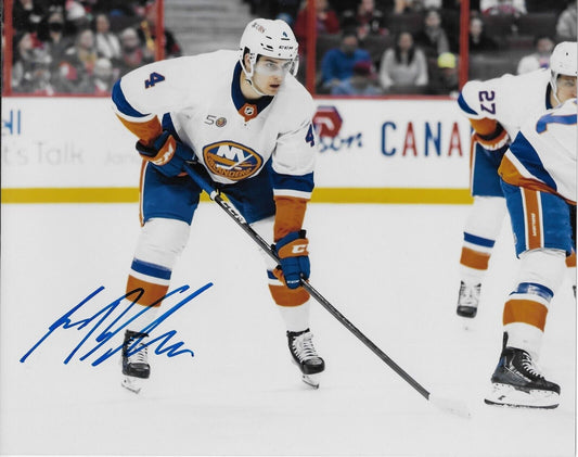 Autographed New York Islanders Samuel Bolduc 8x10 Photo #3 Original