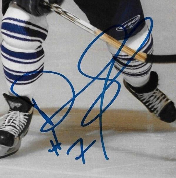 Autographed Chicago Blackhawks Derek King Toronto Maple Leafs 8x10 Photo