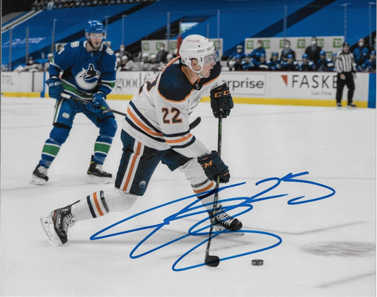 Autographed Edmonton Oilers Tyson Barrie 8x10 Photo Original