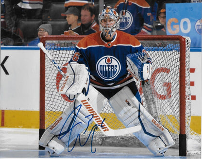 Autographed Edmonton Oilers Jack Campbell 8x10 Photo Original