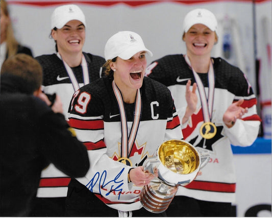 Autographed Jamie Lee Rattray Team Canada Womens Hockey  Olympics 8x10 Photo #9