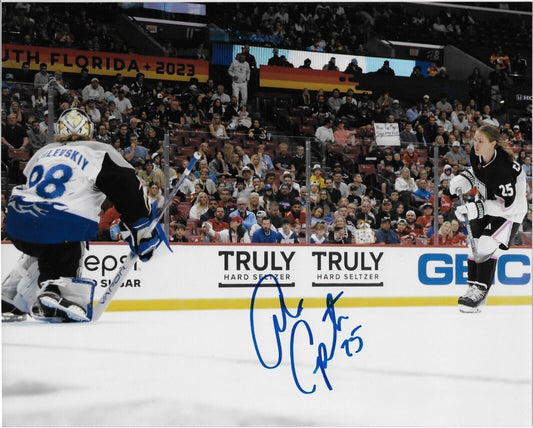 Autographed Alex Carpenter Team USA Womens Hockey Olympics 8x10 Photo 8 Original