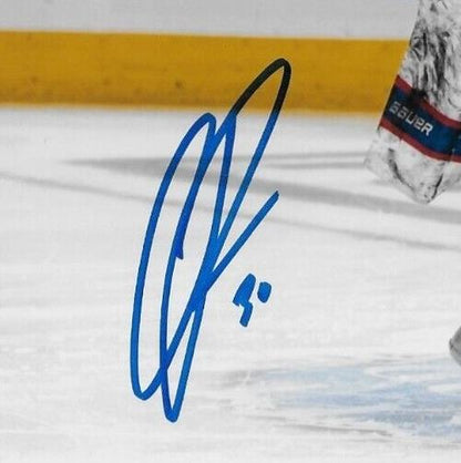 Autographed Montreal Canadiens Cayden Primeau 8x10 Photo #6 Original