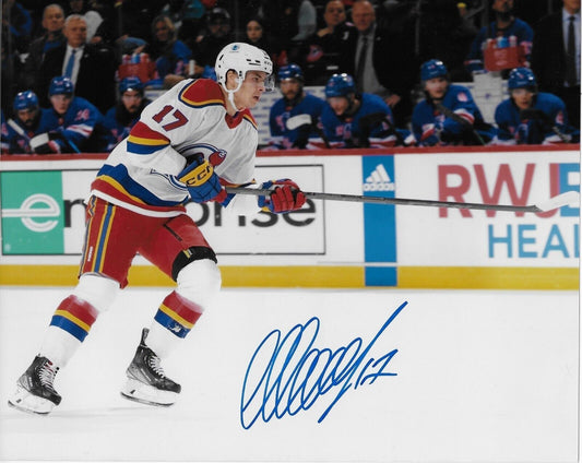 Autographed New Jersey Devils Yegor Sharangovich 8x10 Photo Original