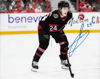 Autographed Ottawa Senators Jacob Bernard-Docker Belleville Sens 8x10 Photo #4