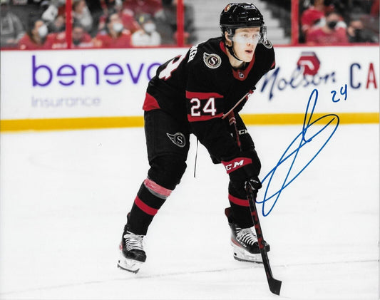 Autographed Ottawa Senators Jacob Bernard-Docker Belleville Sens 8x10 Photo #4