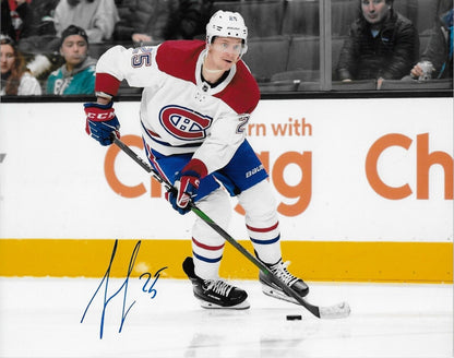 Autographed Montreal Canadiens Denis Gurianov 8x10 Photo #3 Original