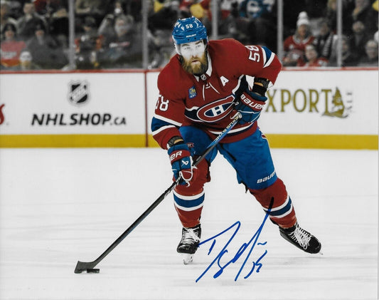 Autographed Montreal Canadiens David Savard 8x10 Photo #7 Original