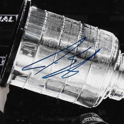 Autographed St. Louis Blues Joel Edmundson Stanley Cup 8x10 Photo Original