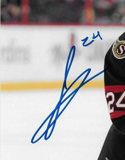 Photo autographiée 8x10 des Sénateurs d'Ottawa Jacob Bernard-Docker Belleville Sens #5