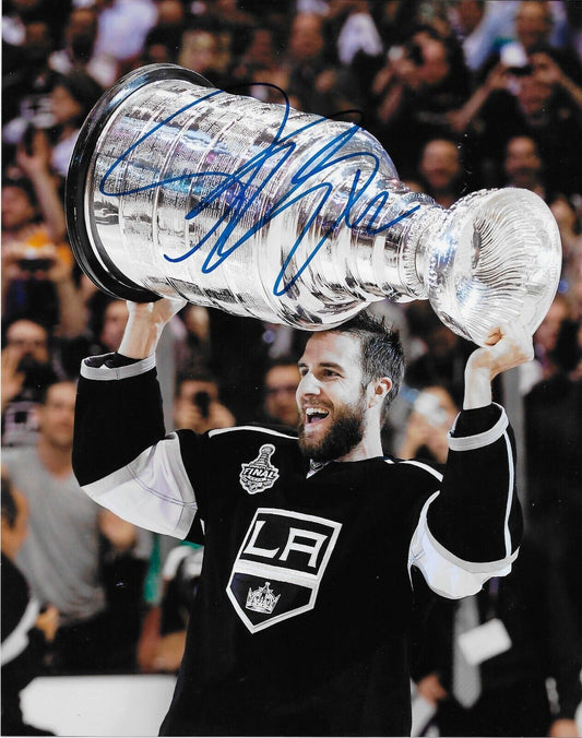 Autographed Los Angeles Kings Simon Gagne Stanley Cup 8x10 Photo Original
