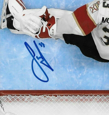 Autographed Florida Panthers Goalie Sam Montembeault 8x10 Photo Original #2