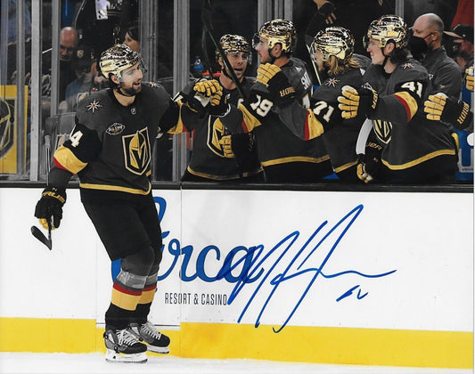 Autographed Vegas Golden Knights Nicolas Hague 8x10 Photo #3 Original