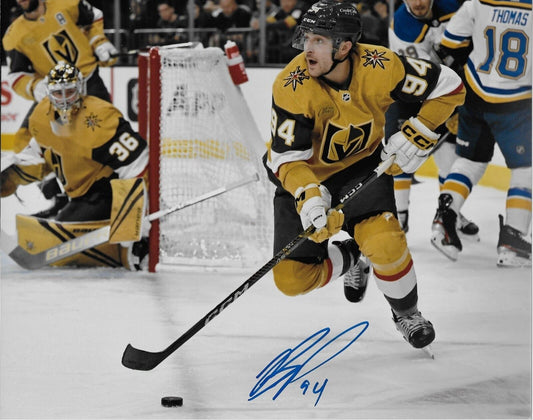 Autographed Vegas Golden Knights Brayden Pachal 8x10 Photo Original