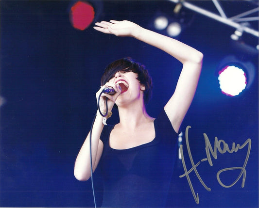 Autographed Hayley Mary Lead Vocalist of The Jezabels 8x10 Photo #5 Original