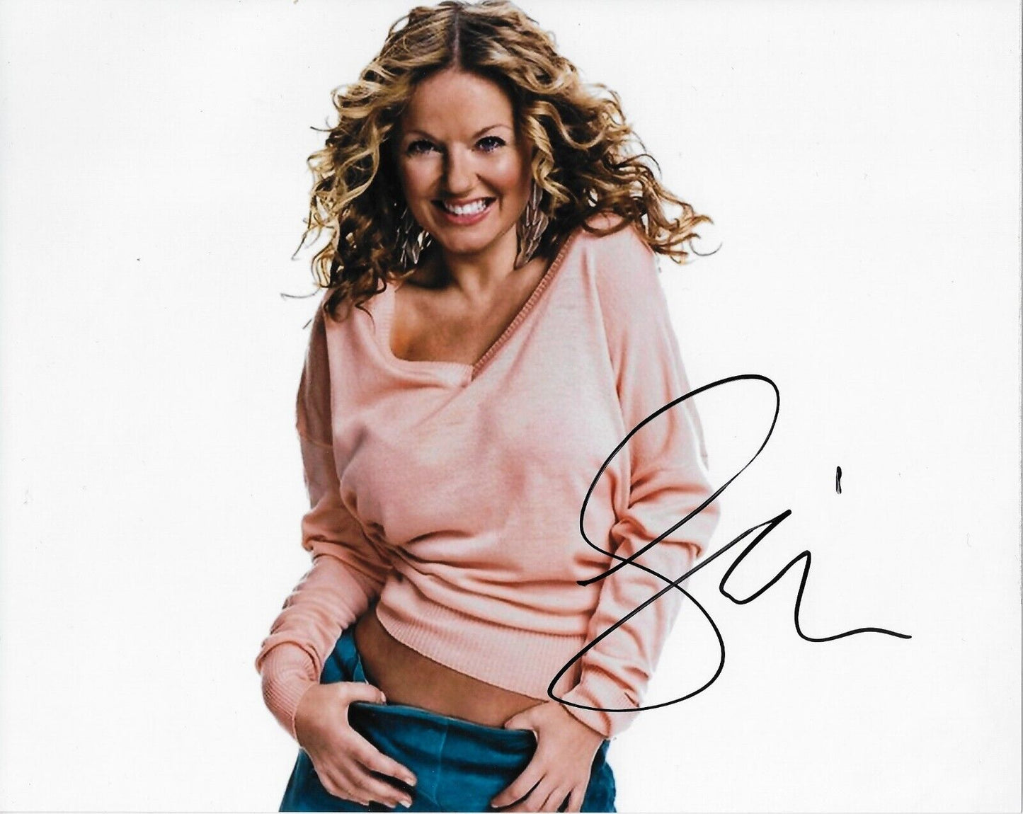 Autographed Singer Songwriter Geri Halliwell 8x10 Photo Original