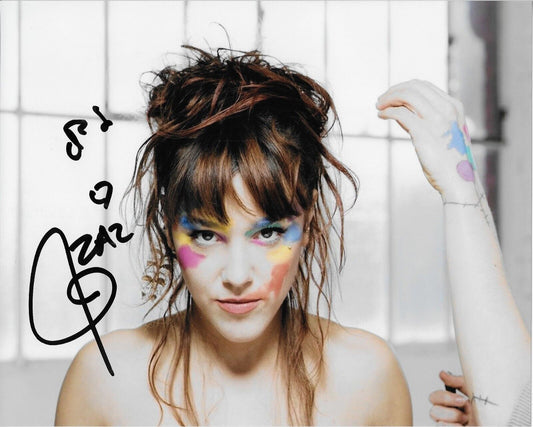 Autographed Zaz Isabelle Geffroy Signed 8x10 PHOTO #6 Original