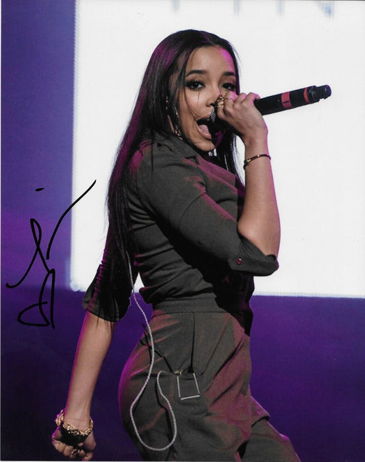 Photo autographiée de la chanteuse et actrice Tinashe Jorgensen Kachingwe 8x10 #3 Original