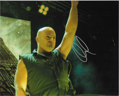 Autographed Singer Songwriter David Draiman 8x10 Photo Original Band Disturbed