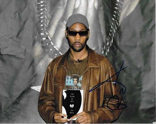 Photo autographiée RZA Wu Tang Clan L'homme au poing de fer 8x10 #2 Original