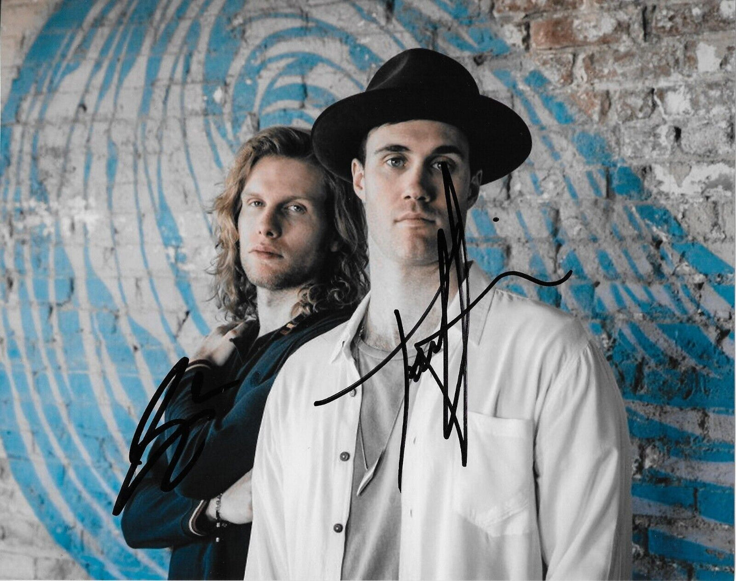 Autographed Electronic Duo Bob Moses 8x10 Photo Original