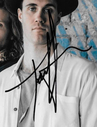 Autographed Electronic Duo Bob Moses 8x10 Photo Original