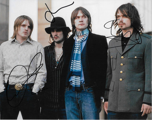 Autographed Kasabian Tom Meighan Chris Edwards Ian Matthews 8x10 Photo #3