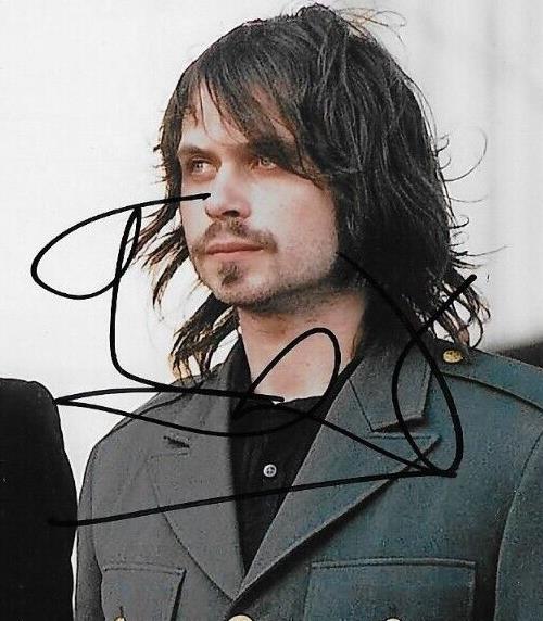 Autographed Kasabian Tom Meighan Chris Edwards Ian Matthews 8x10 Photo #3