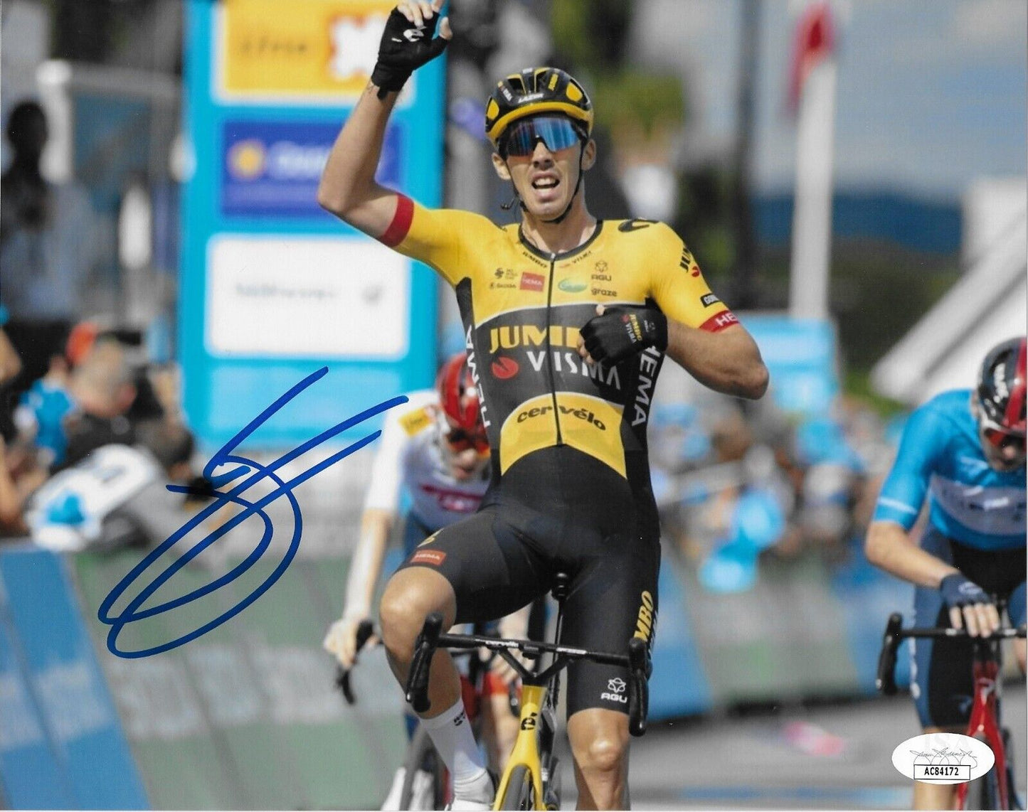 Autographed Cycling Christophe Laporte Jumbo Visma 8x10 Photo #1 Original w JSA