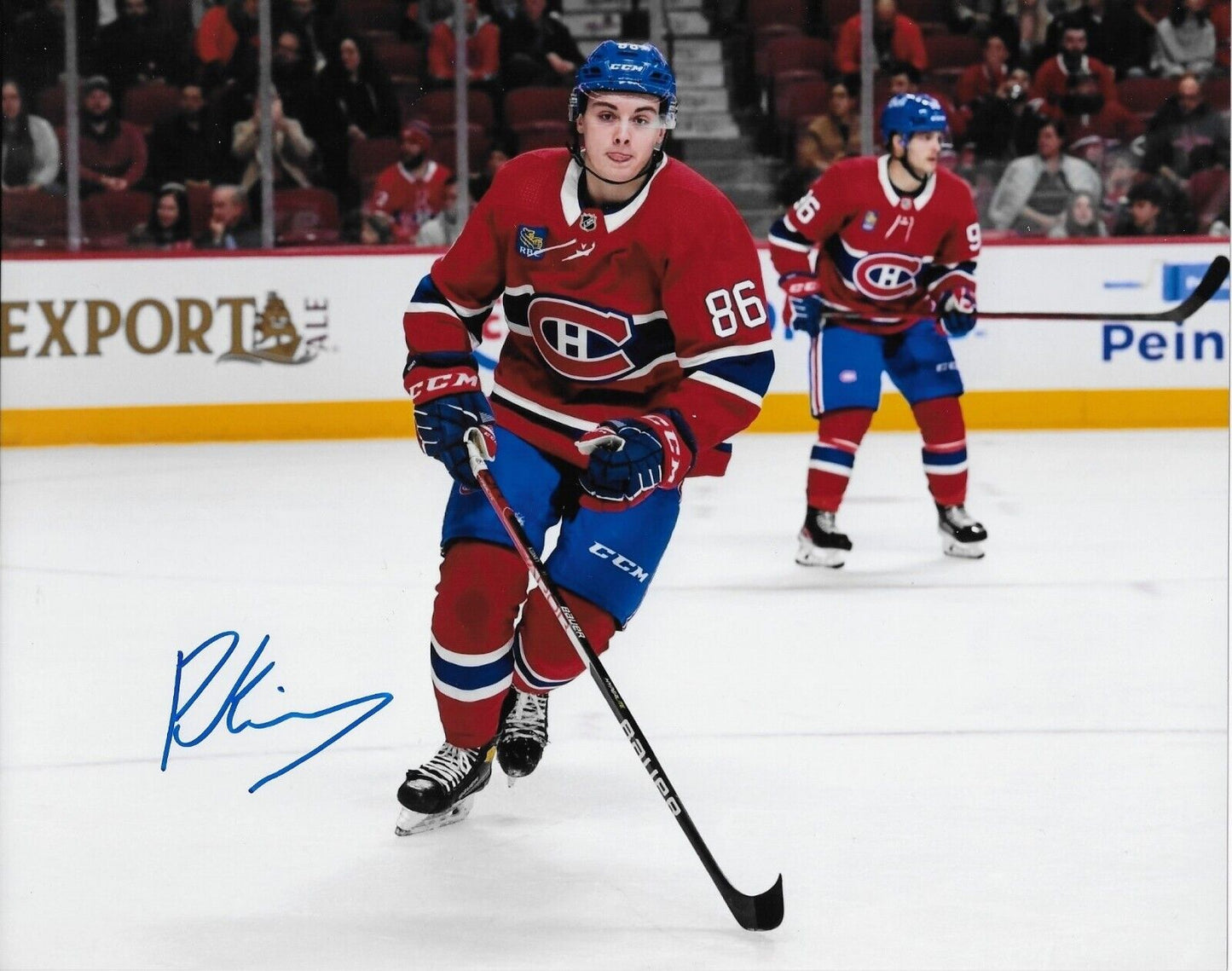 Autographed Montreal Canadiens Riley Kidney 2021 Draft 8x10 Photo #4 Original
