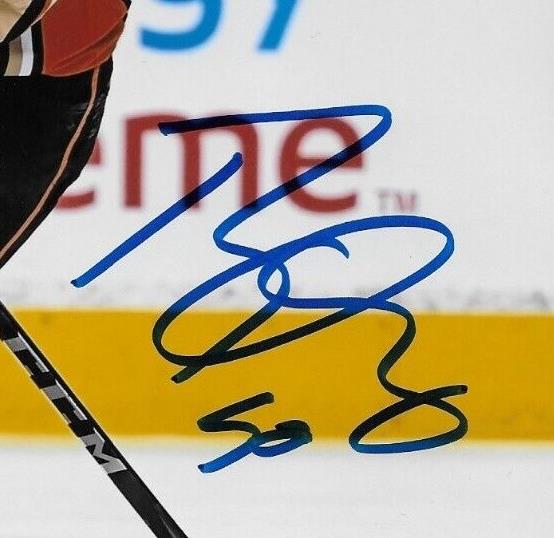 Autographed Anaheim Ducks Benoit Olivier Giroux 8x10 Photo #1 Original