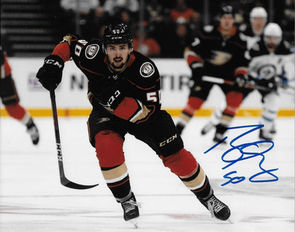 Autographed Anaheim Ducks Benoit Olivier Giroux 8x10 Photo #2 Original