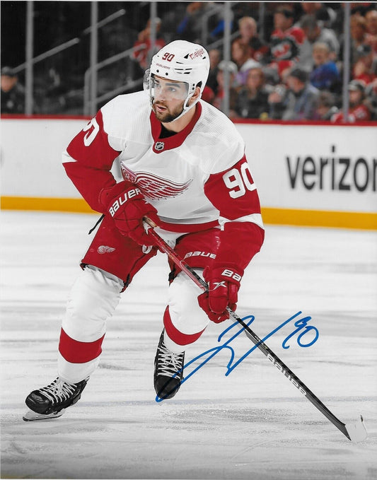 Photo 8x10 autographiée par Joe Veleno des Red Wings de Détroit #6