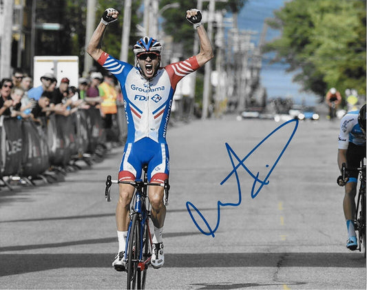 Autographed Cycling Antoine Duchesne  Groupama FDJ Racing 8x10 Photo #3 Original