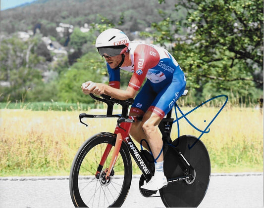 Autographed Cycling Antoine Duchesne  Groupama FDJ Racing 8x10 Photo #5 Original