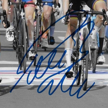 Autographed Cycling Pello Bilbao Team Bahrain Victorious 8x10 Photo #2 Original