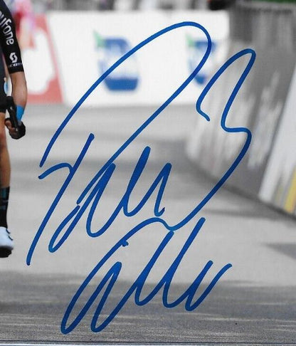 Autographed Cycling Pello Bilbao Team Bahrain Victorious 8x10 Photo #3 Original